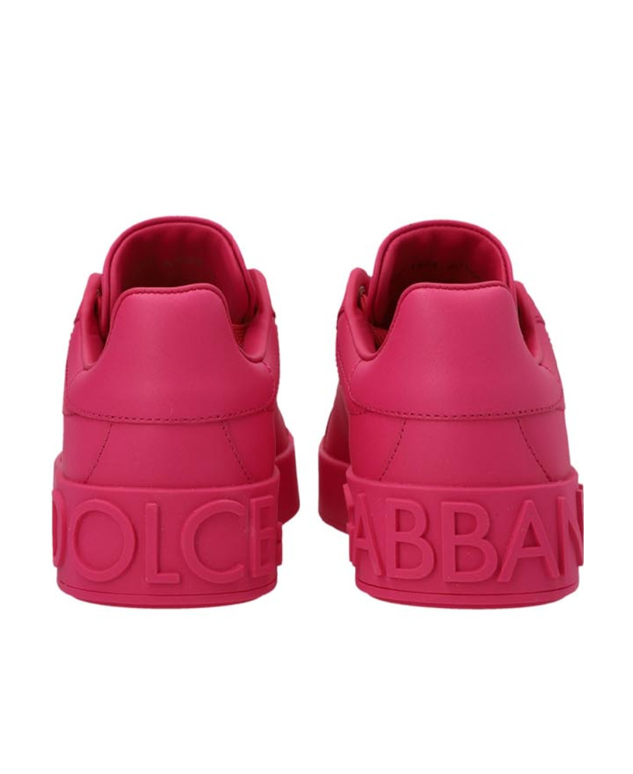 Dolce & Gabbana Portofino Low-top Sneakers In Pink