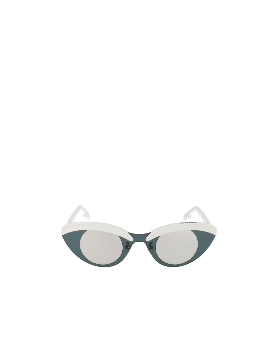 Kenzo Logo Sunglasses In White