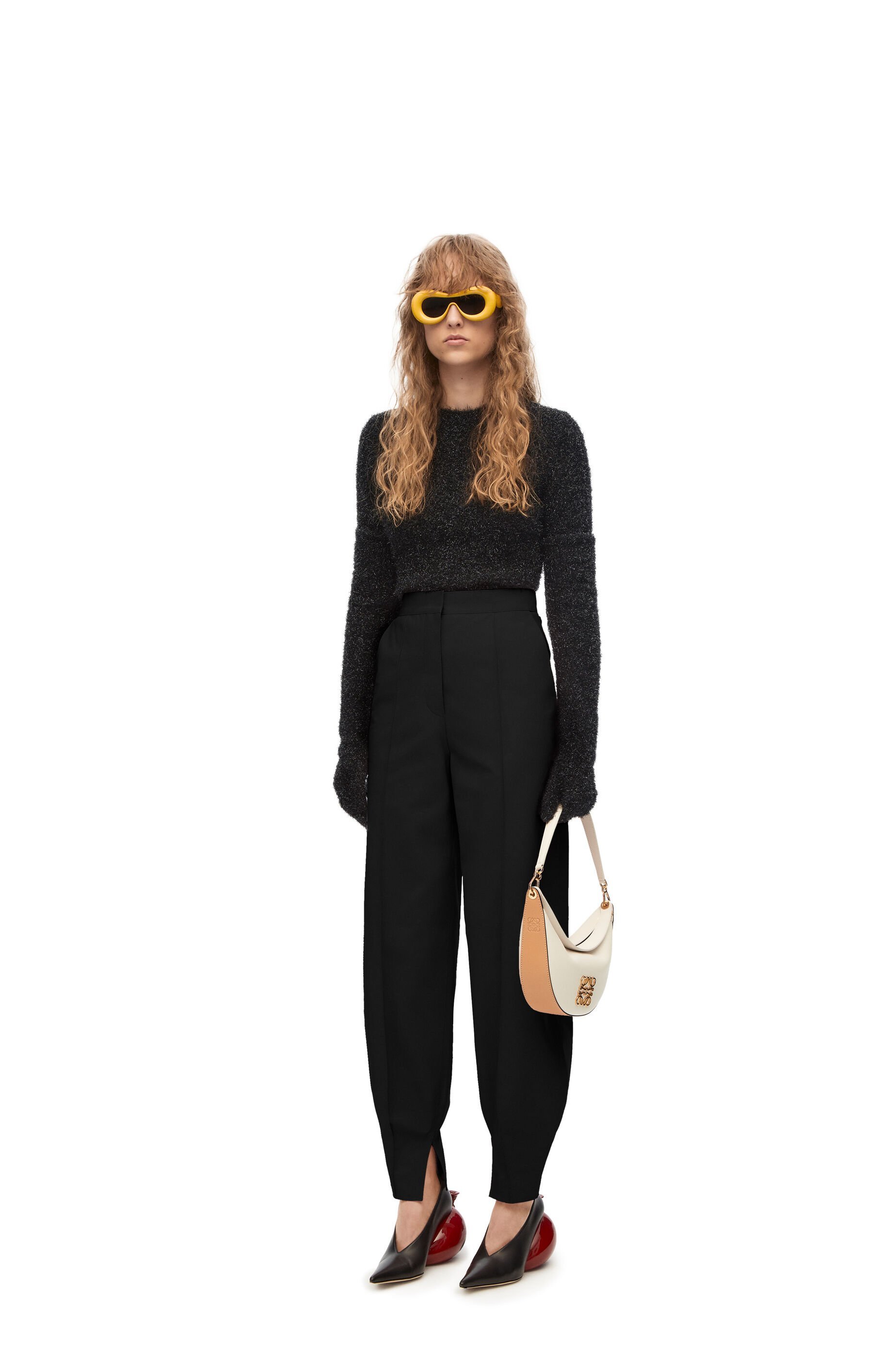 Loewe Sparkle Sweater In Viscose In Black