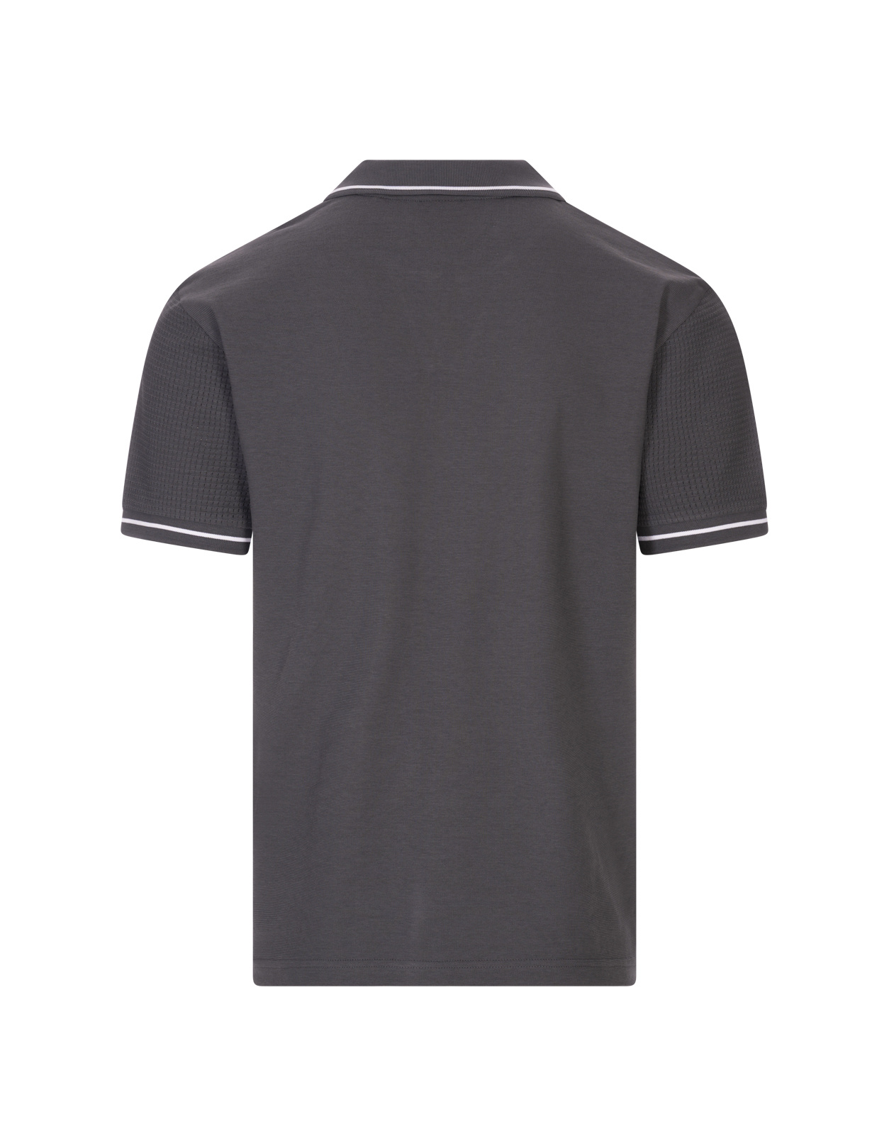 Hugo Boss Boss Relaxed-fit Short-sleeved Polo Shirt In Gray