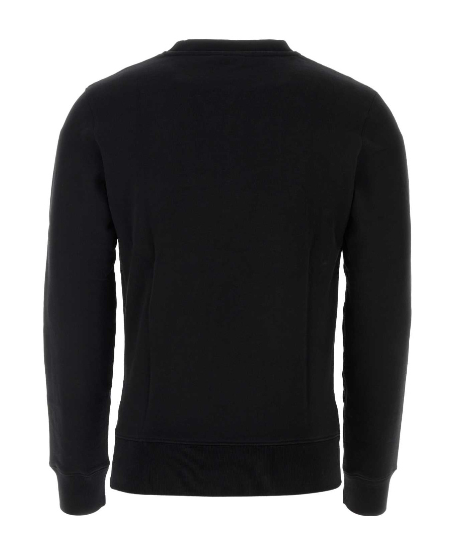 Maison Kitsuné Black Fox Head Long Sleeve T-shirt In Black