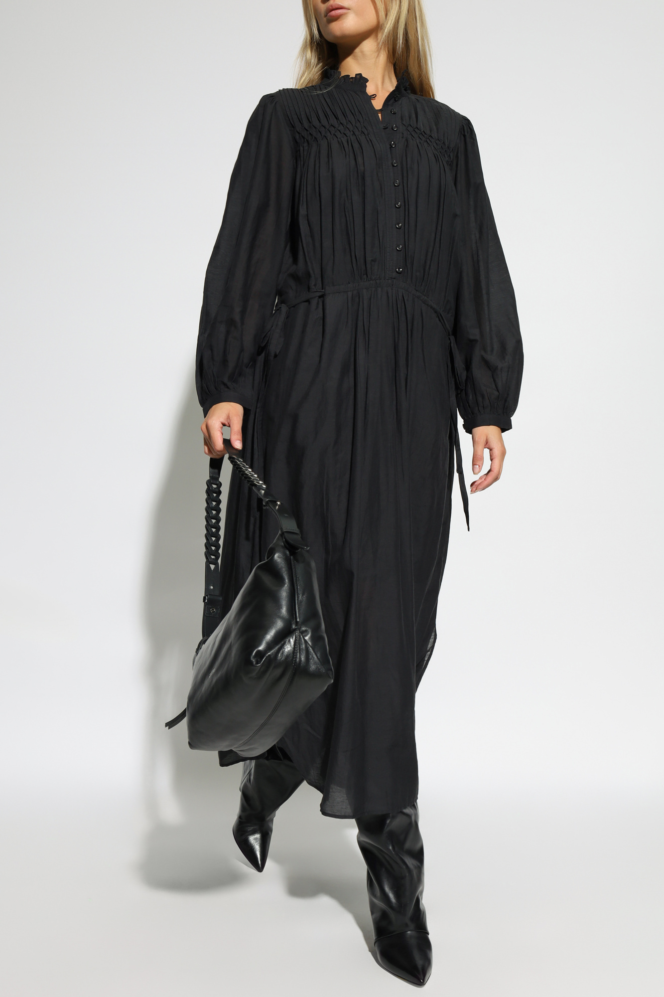Shop Isabel Marant Étoile Dalida Dress In Black