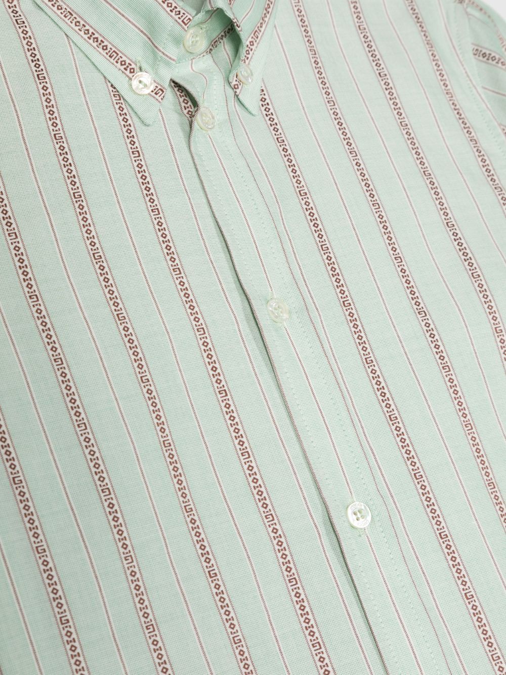 Gucci Stripe-pattern Long-sleeve Shirt In White