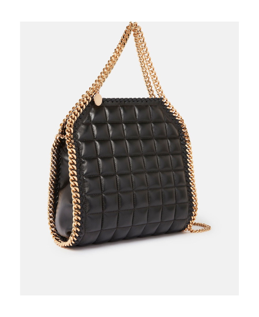 Stella Mccartney Falabella Quilted Tote Bag In Black