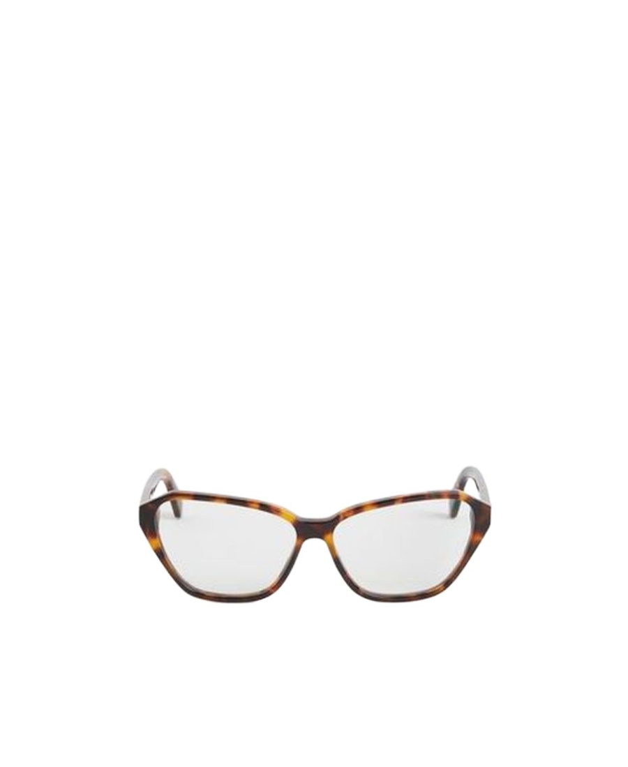 Off-white Optical Style 37 Cat-eye Glasses In Brown