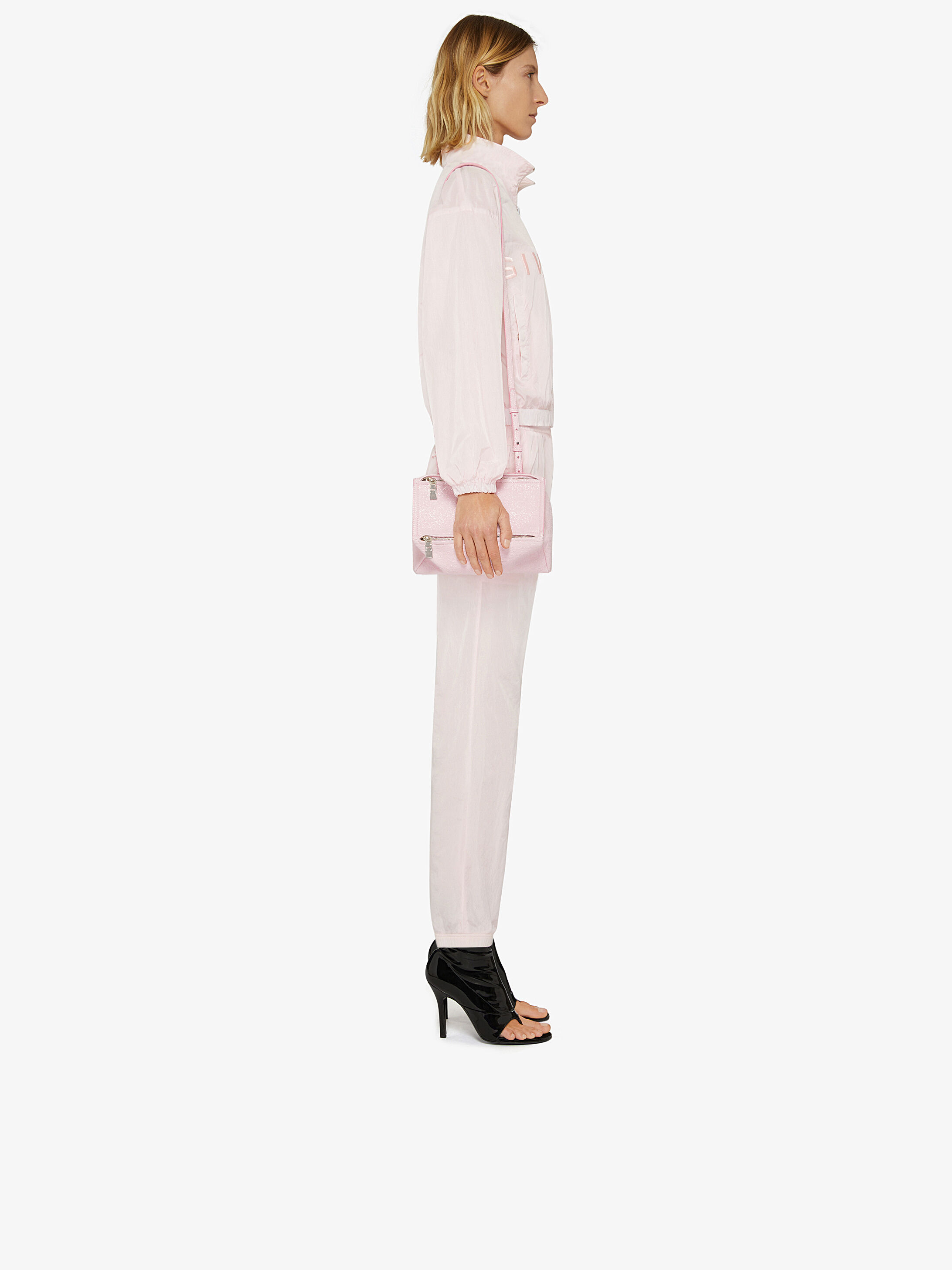 Givenchy Logo-embroidered Shell Track Pants In Pink