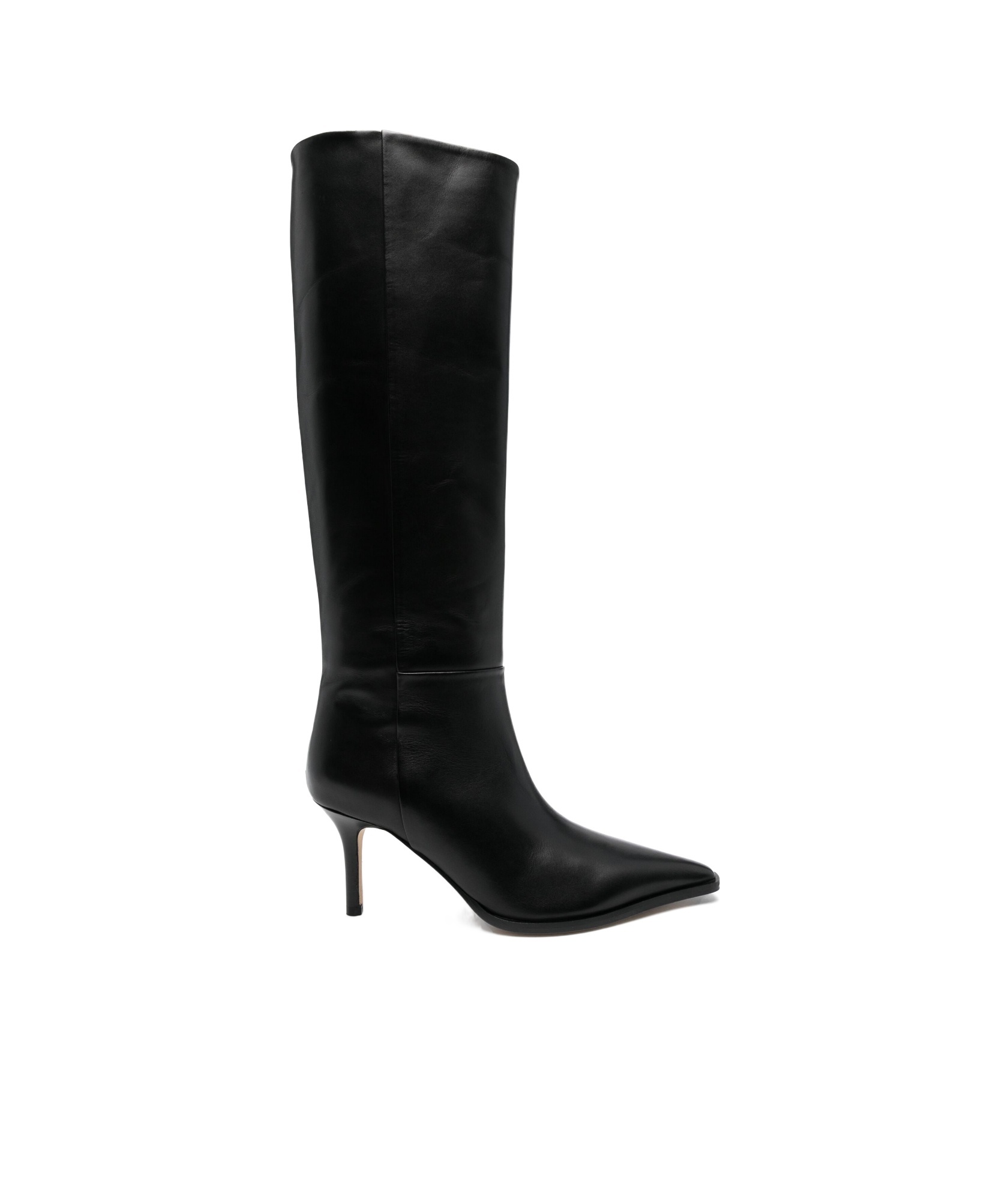 Aeyde 55mm Torin Leather Tall Boots In Black