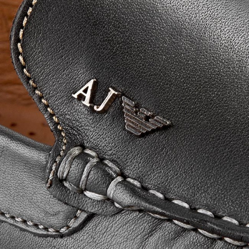 ARMANI JEANS LOGO DETAILS BUSINESS CASUAL SHOES