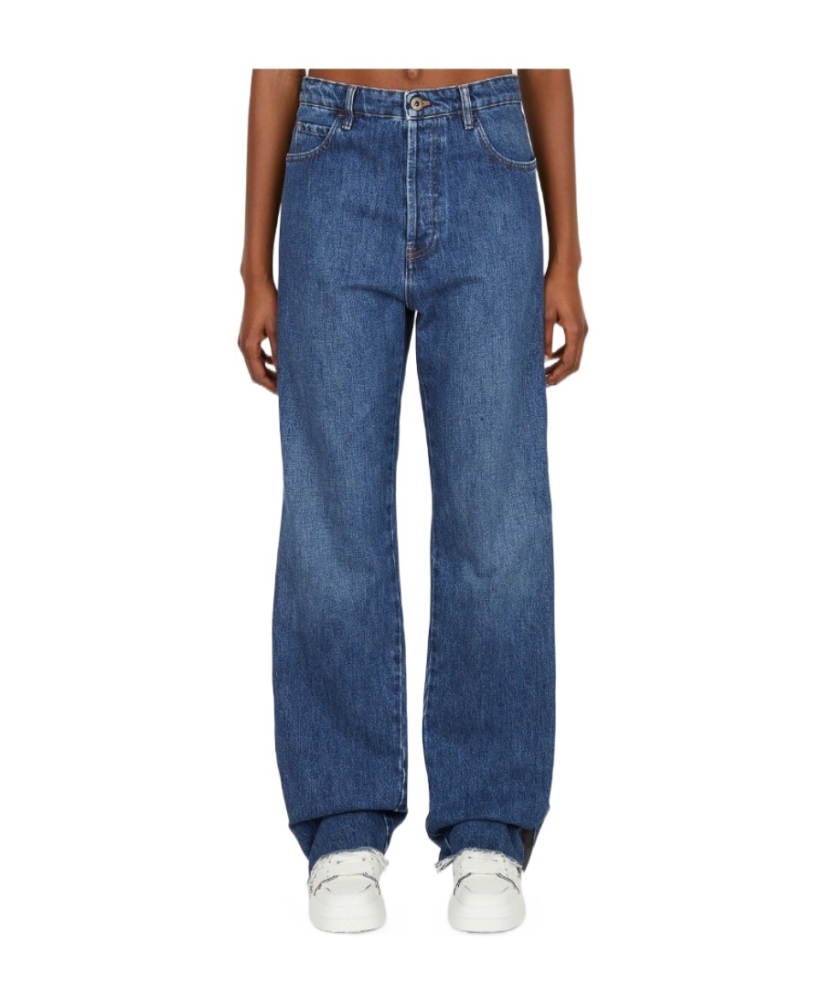 Miu Miu Straight Jeans In Blue