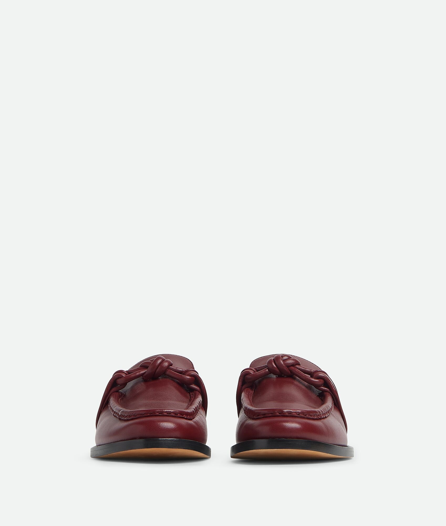 Bottega Veneta Caramel Leather Astaire Loafers In Brown