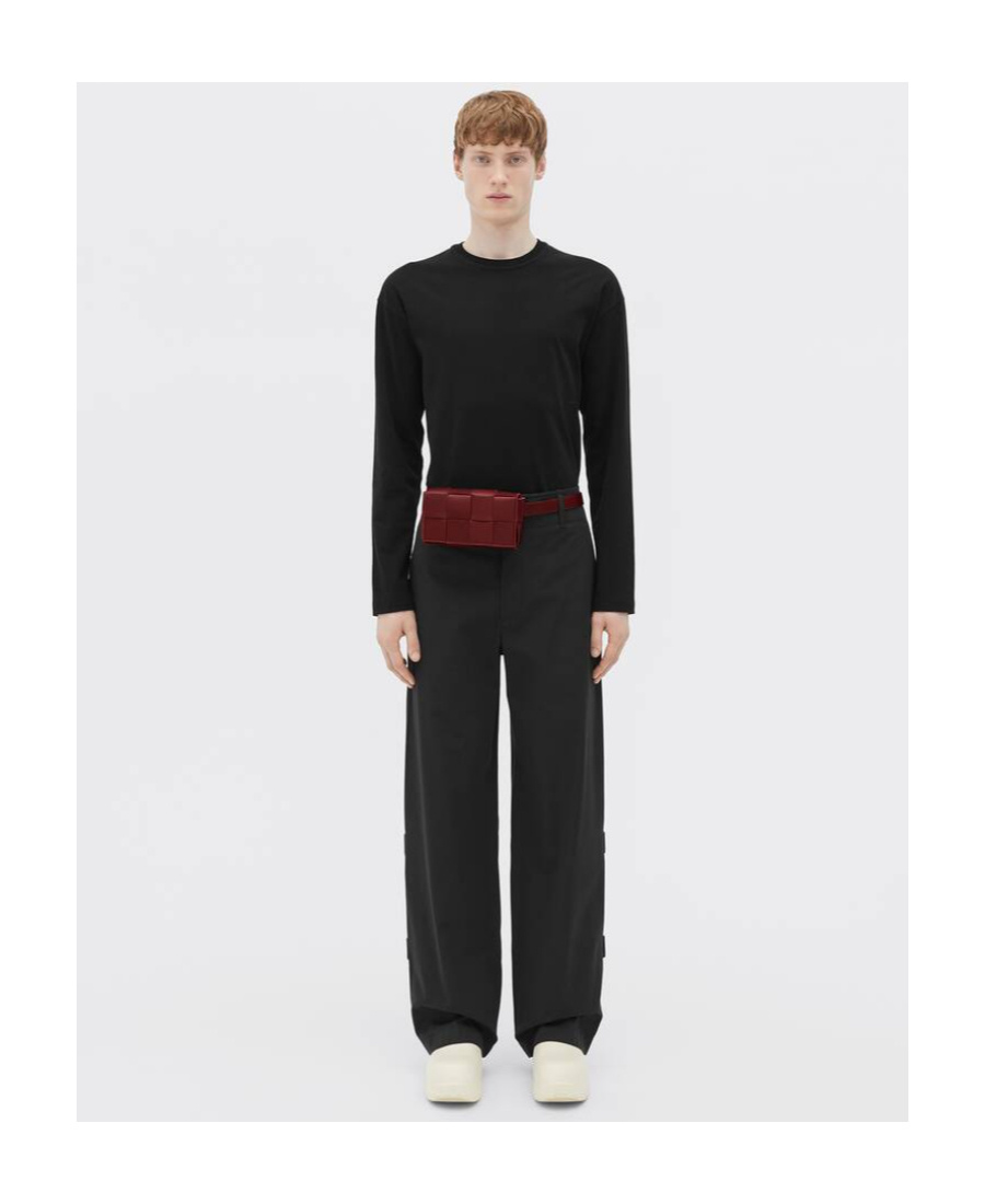 Bottega Veneta Interwoven-design Shoulder Bag In Brown