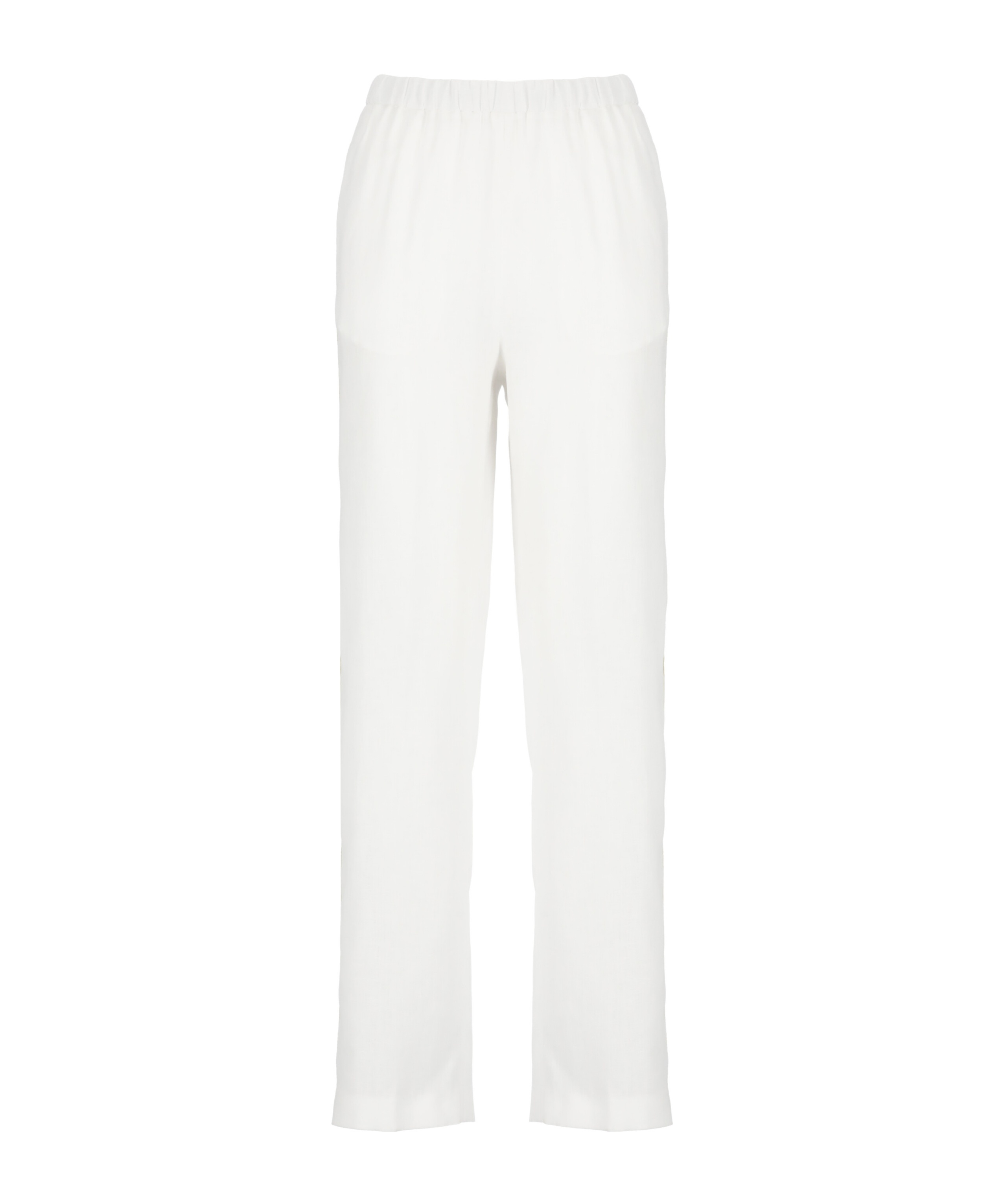 Fabiana Filippi Stretch Wool Jogging Track Pants In White