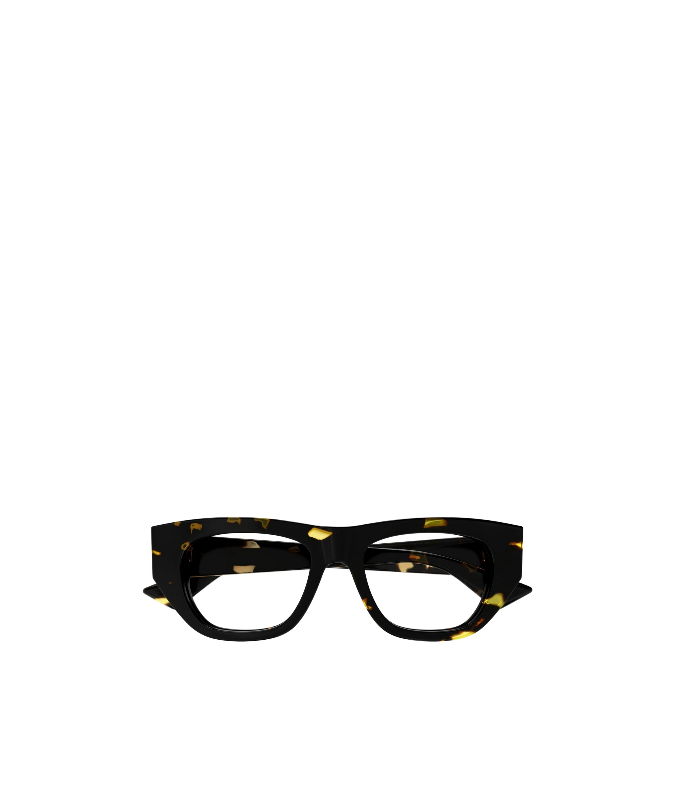 Bottega Veneta Geometric Frame Flat Mirror In Black