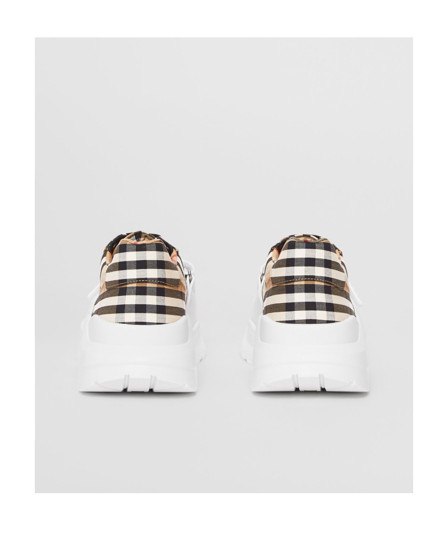 BURBERRY VINTAGE CHECK LOW-TOP SNEAKERS 