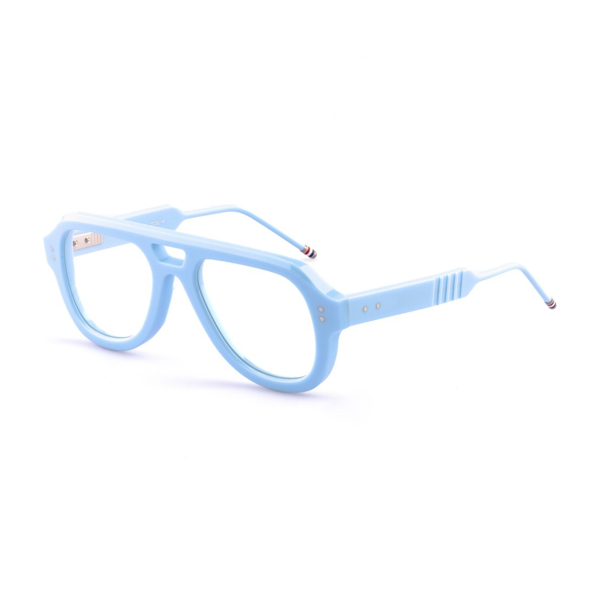 Thom Browne Pilot-frame Glasses In Blue