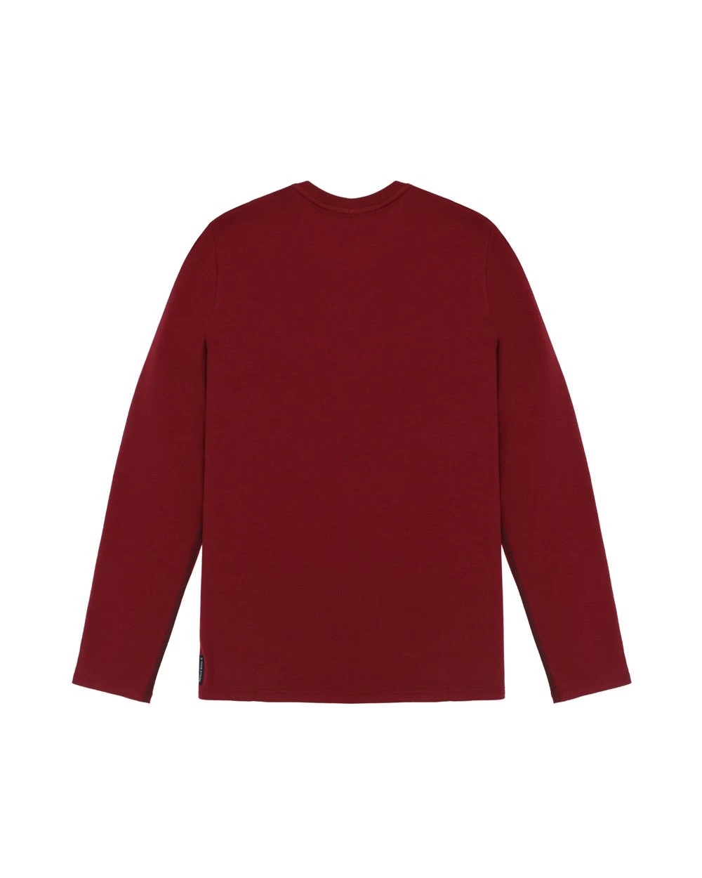 Armani Jeans T-shirt With Round Neck And Long Sleeves In Red