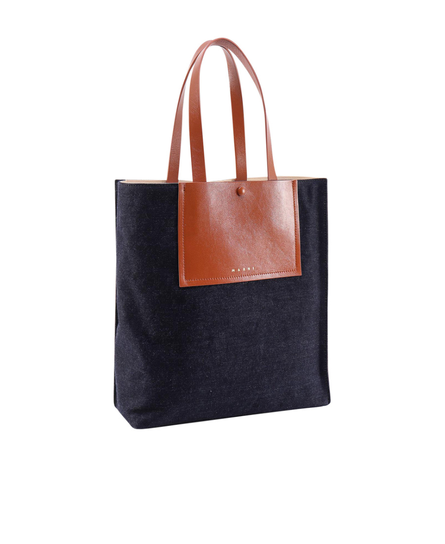Marni Museo Pocket-detail Shoulder Bag In Black