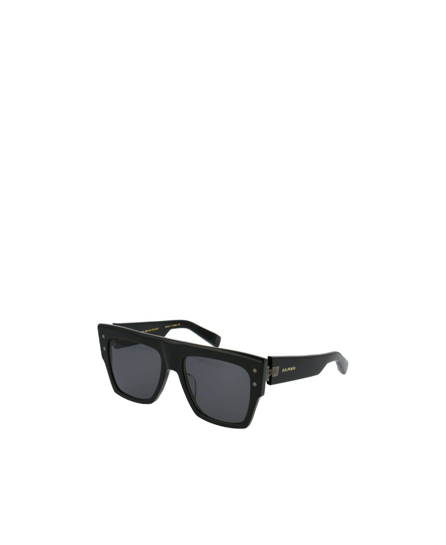 Balmain Logo Sunglasses In Gray