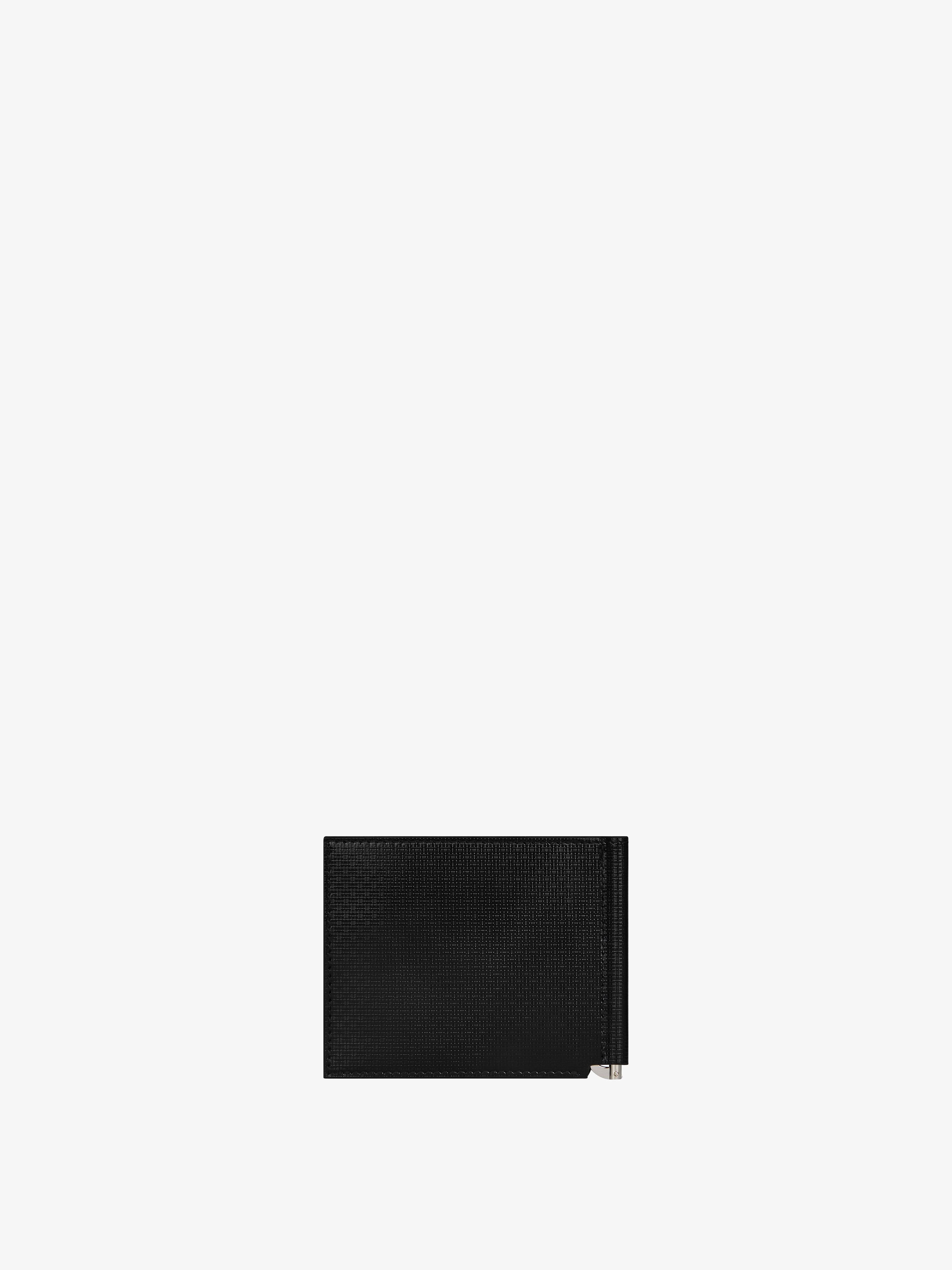 Givenchy 8cc Wallet With Bill Clip Accessories In Black