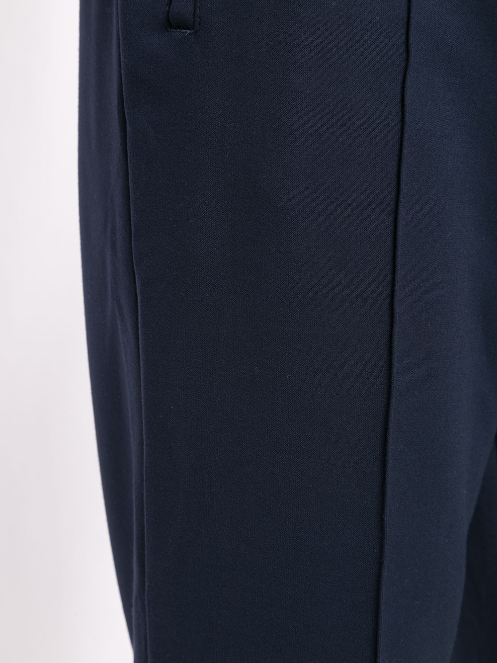 Kenzo Piped-trim Drawstring Waist Trousers In Black