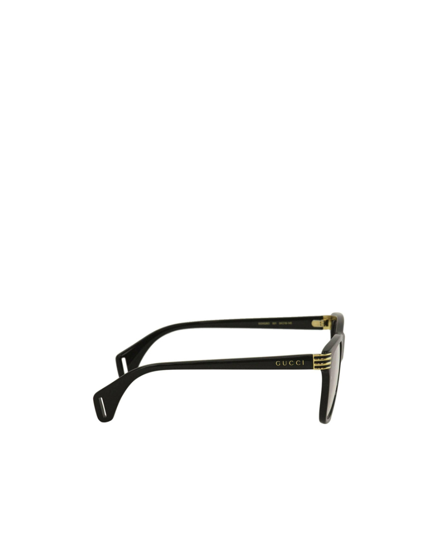 GUCCI BLACK LOGO SQUARE FRAME FLAT MIRROR 