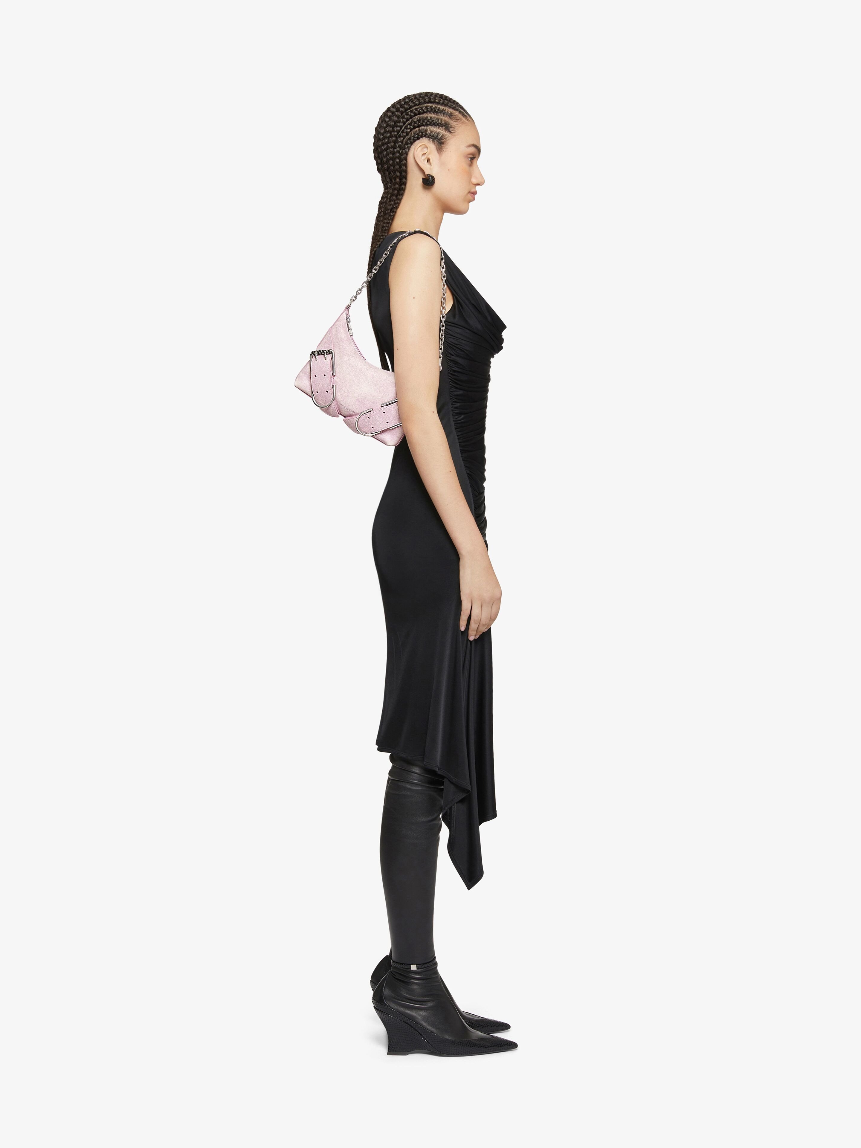 Givenchy Voyou Leather Chain Bag In Pink