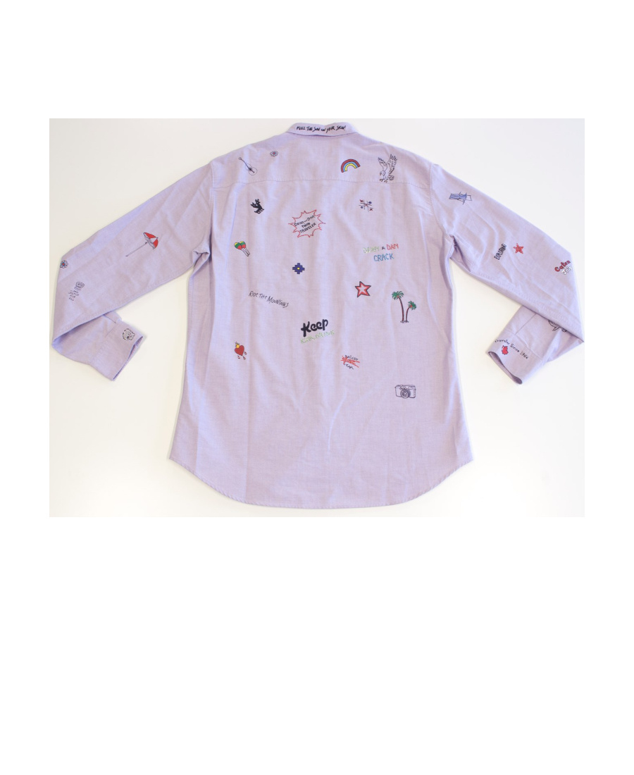 Dsquared2 Long-sleeved Shirt In Purple