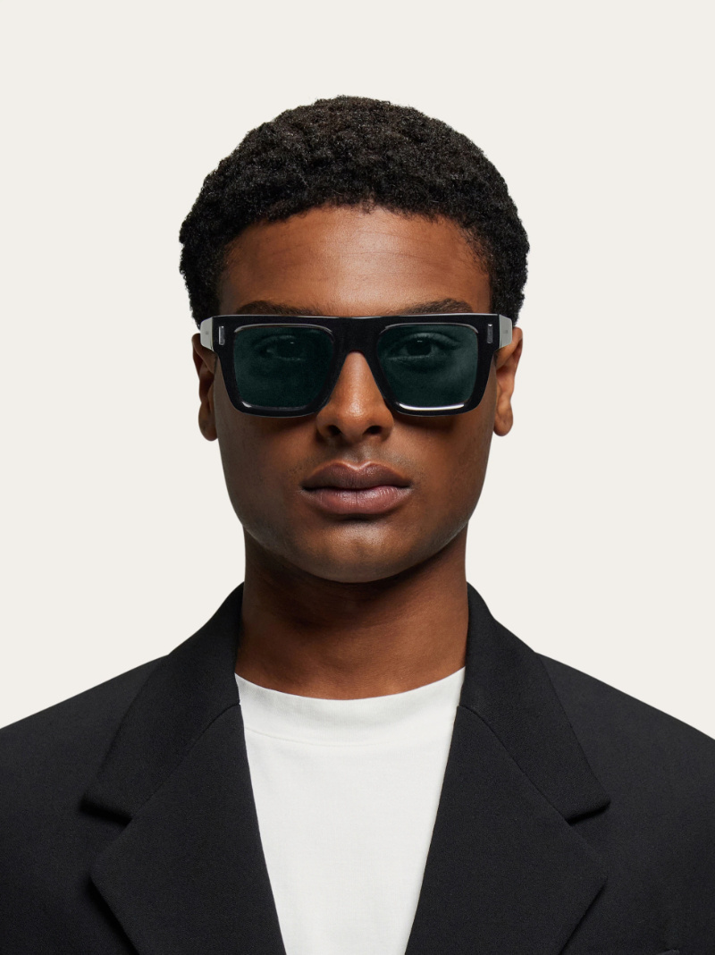 Ferragamo Herren Sonnenbrillen In Black