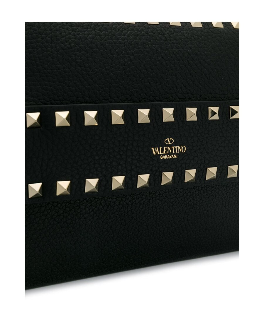 Valentino Rockstud Small Shoulder Bag In Black