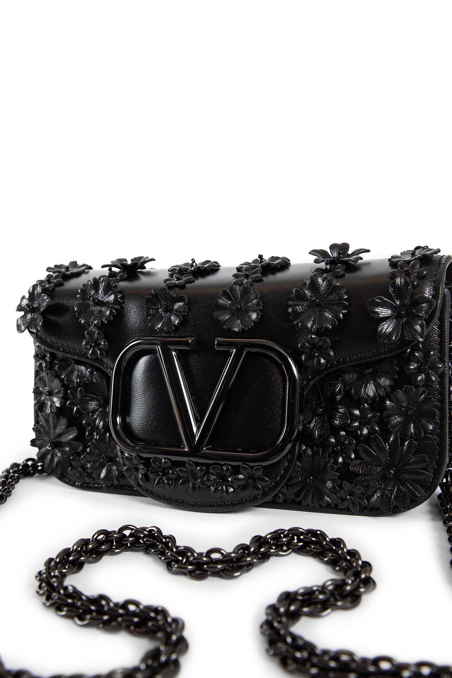 Valentino Locò Shoulder Bag In Black
