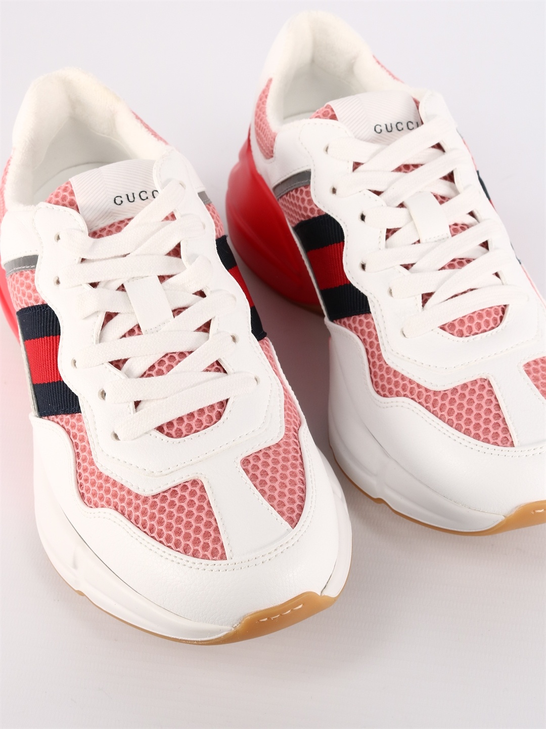 Gucci Rhyton Low-top Sneakers In White