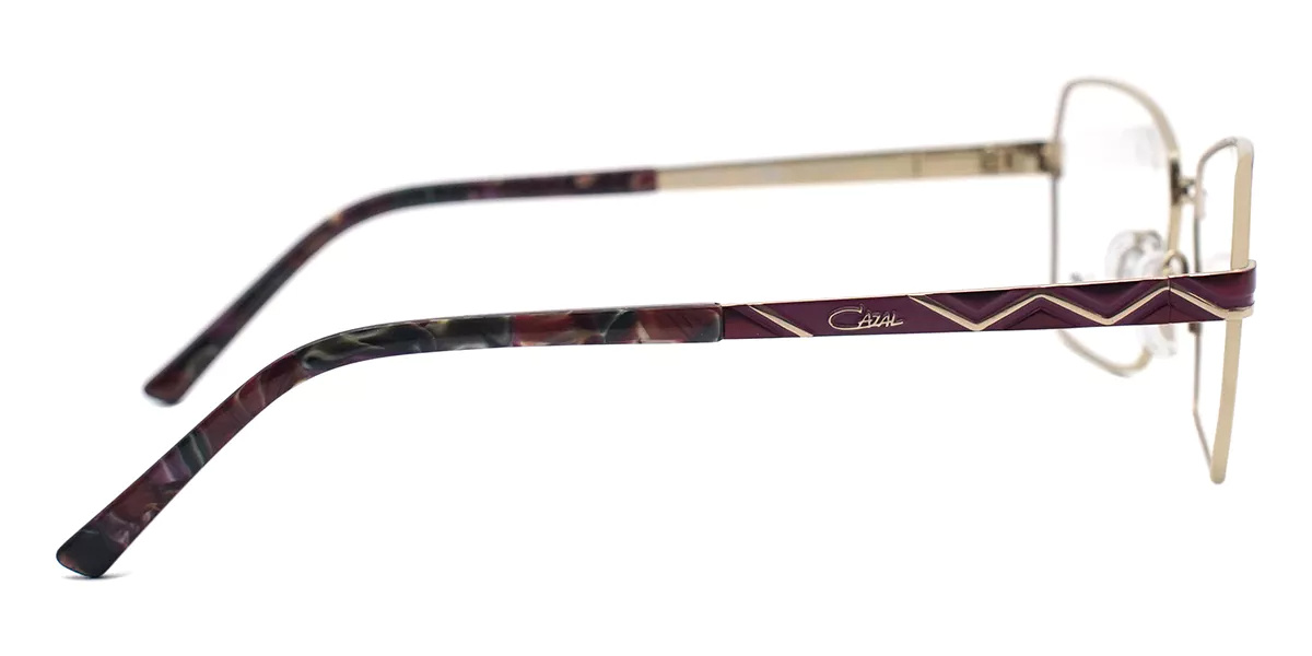 Cazal Zigzag-.embossed Geometric-frame Glasses