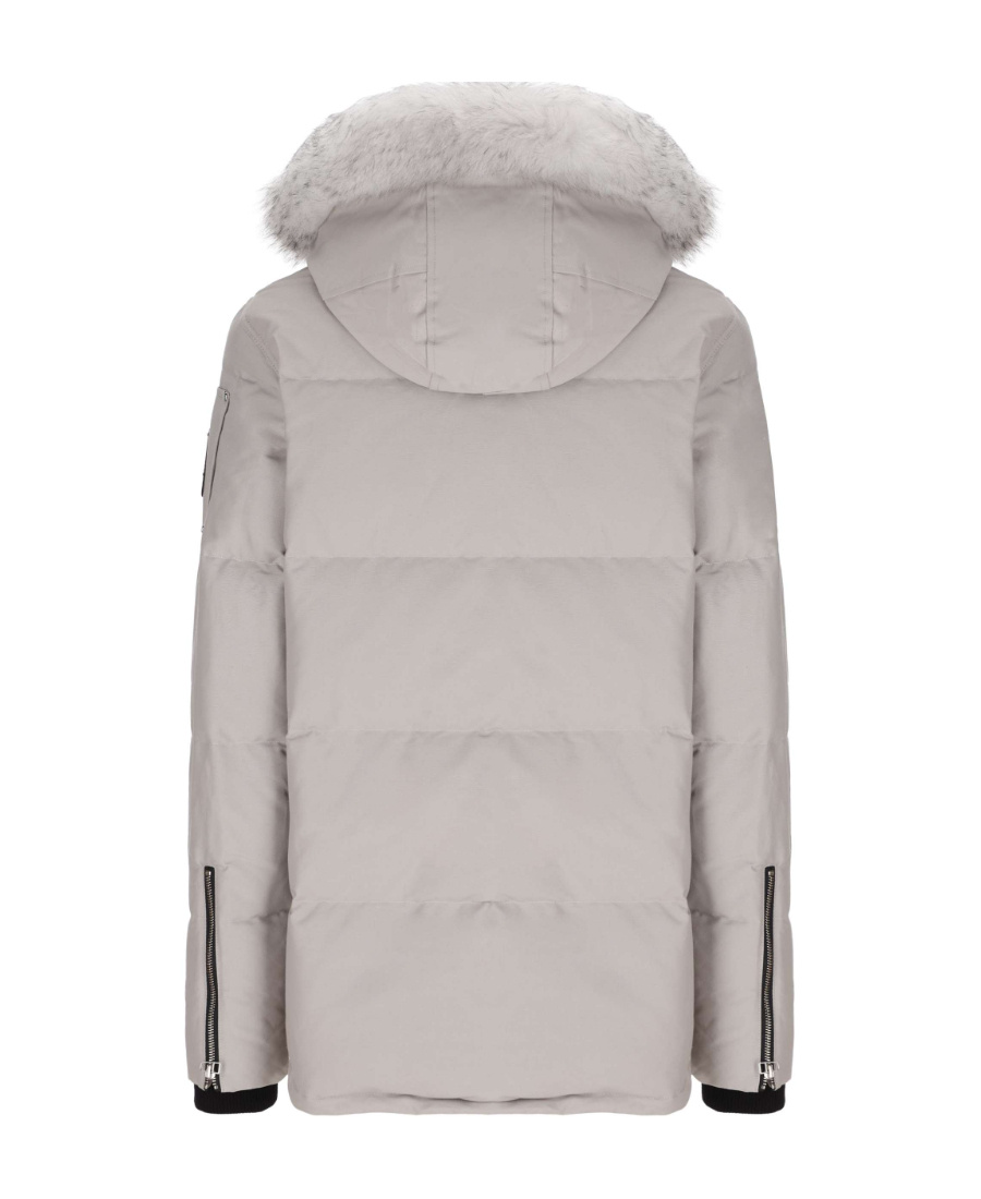 Shop Moose Knuckles Faux-fur Trim Padded Parka