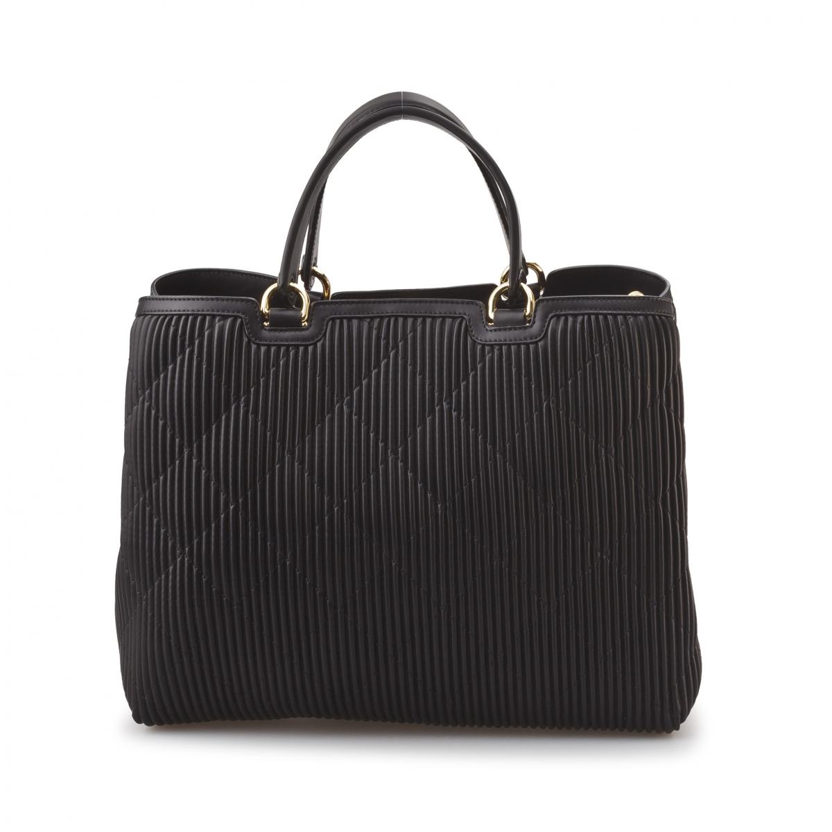 Emporio Armani Logo Handbag In Black
