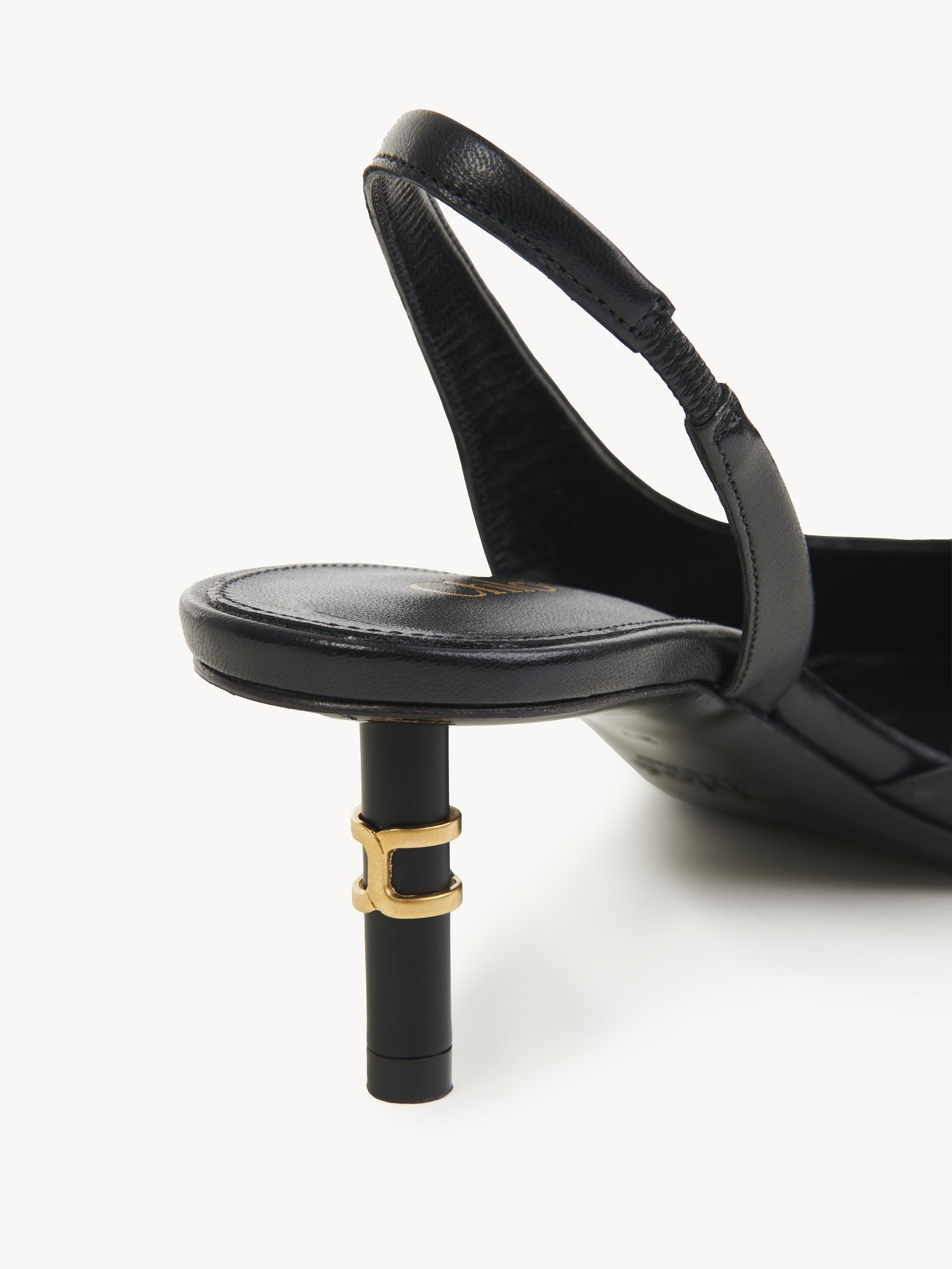 Shop Chloé 50mm Marcie Pumps In Black