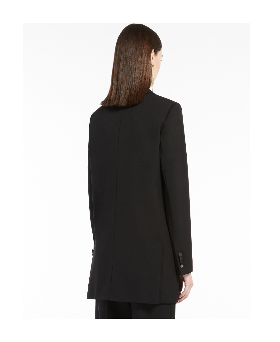 Max Mara Wool Suit Jacket In Black