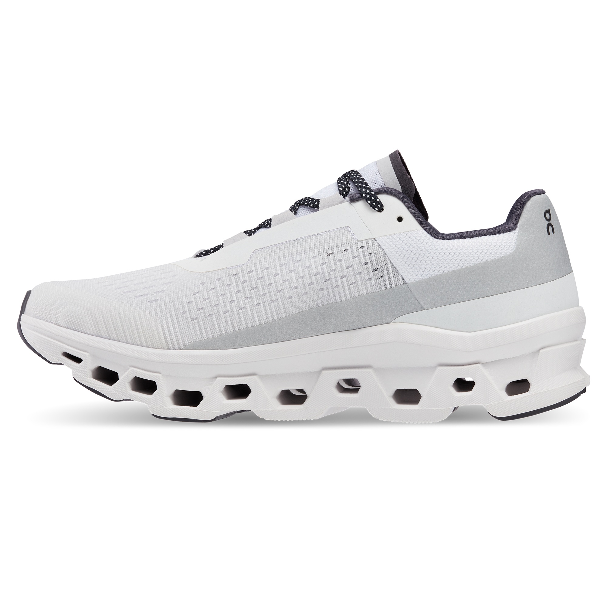 On Running Cloudmonster Sneakers With Technical Fabric Upper In White