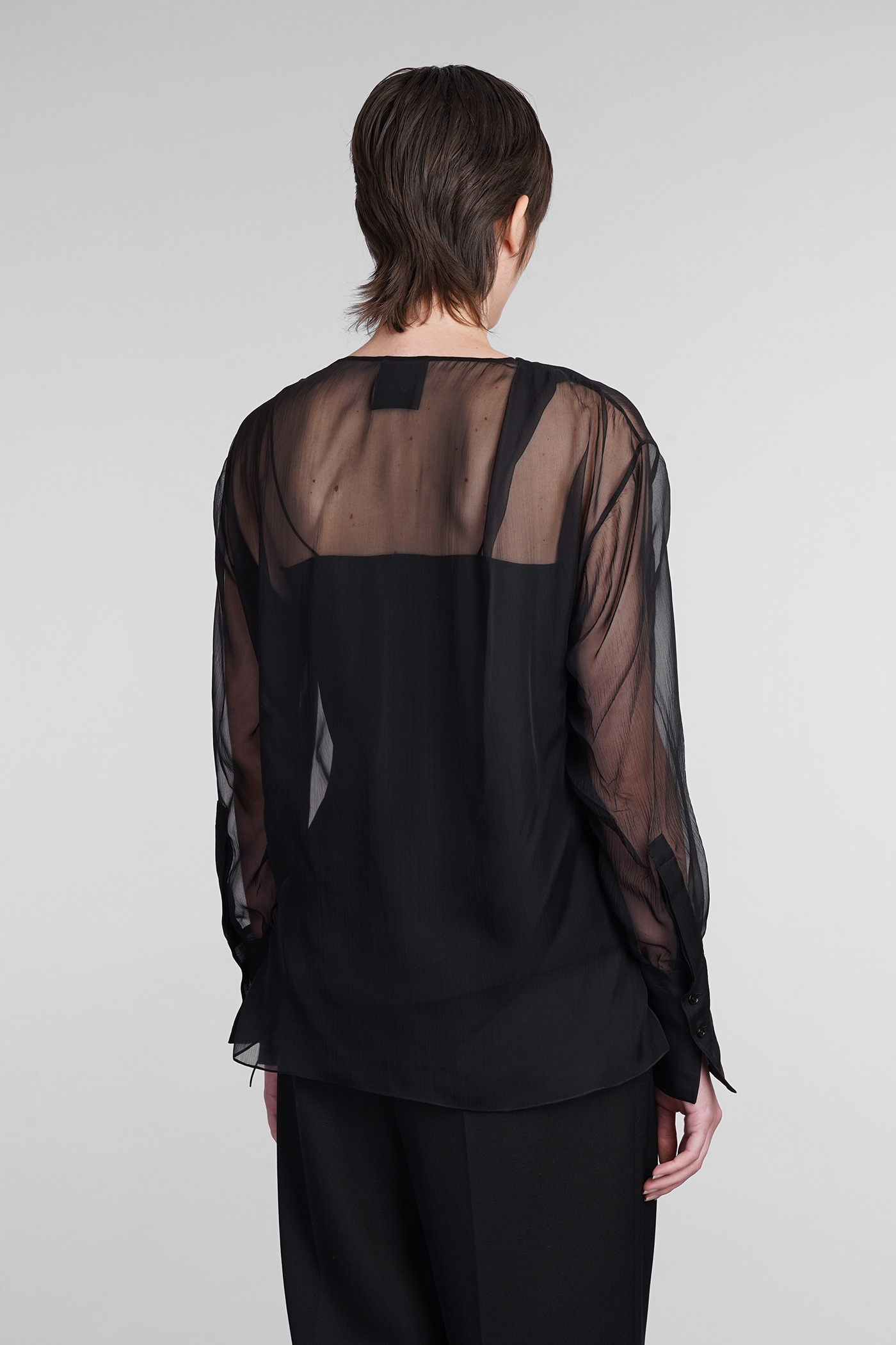 Givenchy Topwear In Black Silk In Black