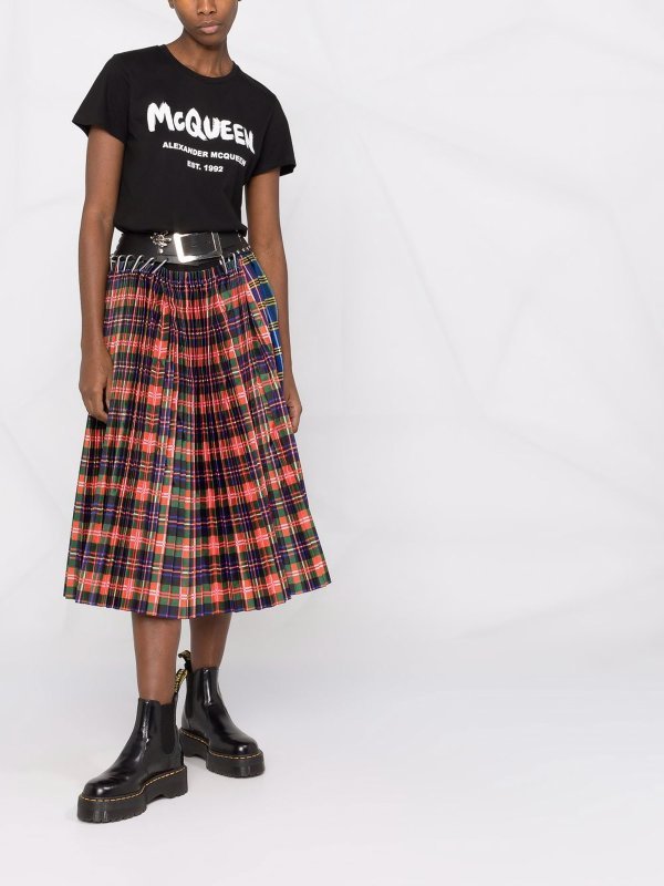 Mcq By Alexander Mcqueen Logo-print T-shirt In Black