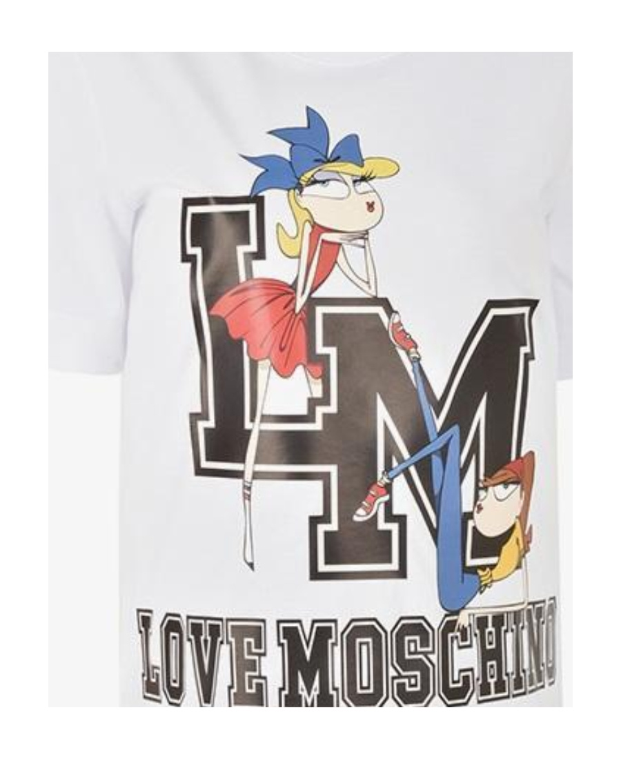 Moschino Printed T-shirt In White