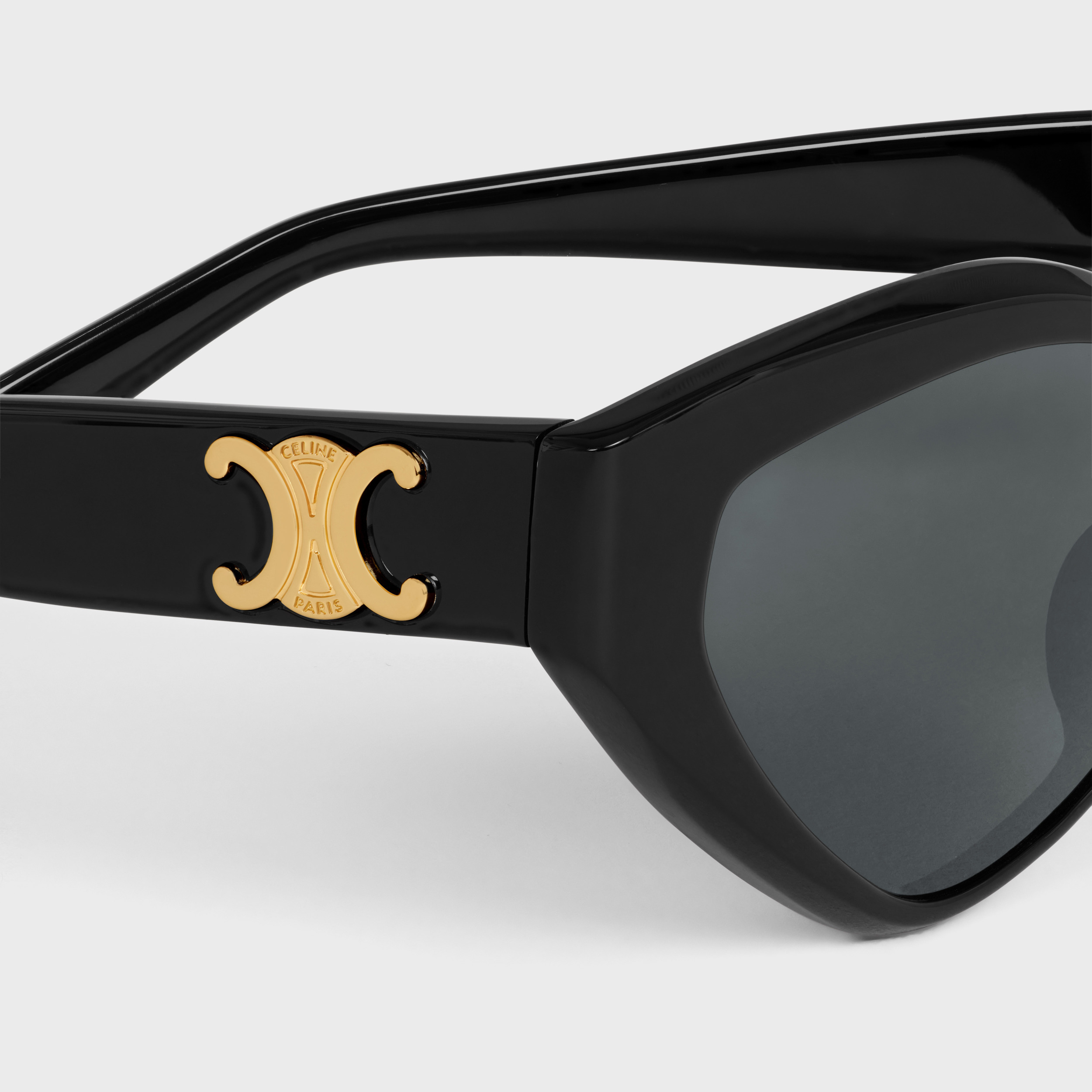 Celine Cat-eye Frame Sunglasses In Black