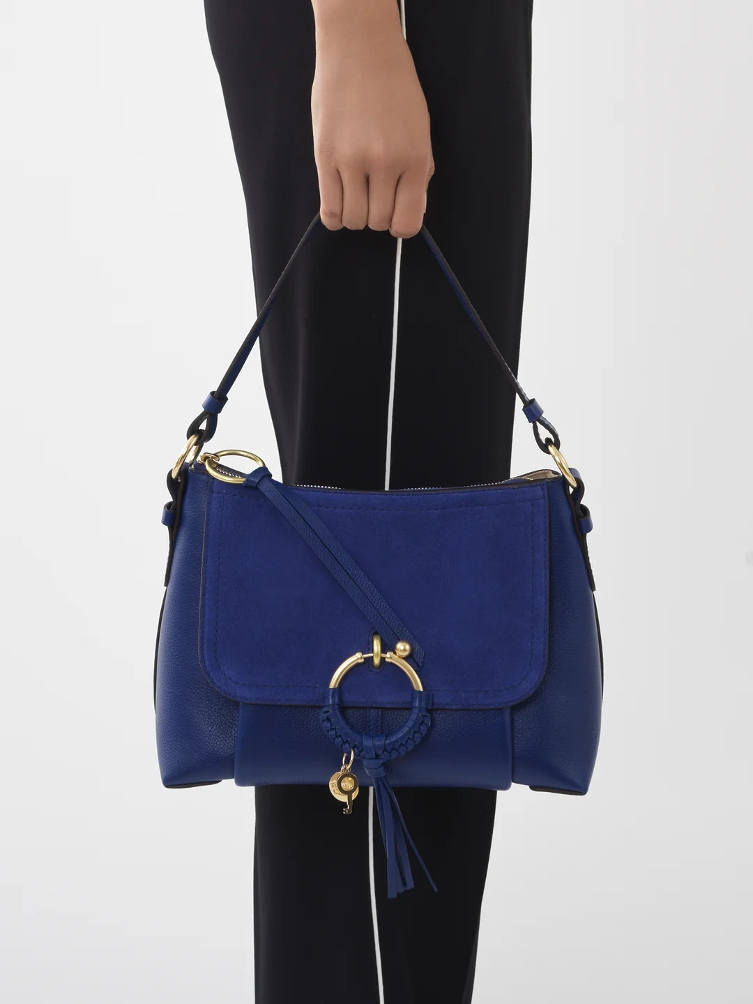 Shop See By Chloé Joan Small Shoulder Bag In Blue