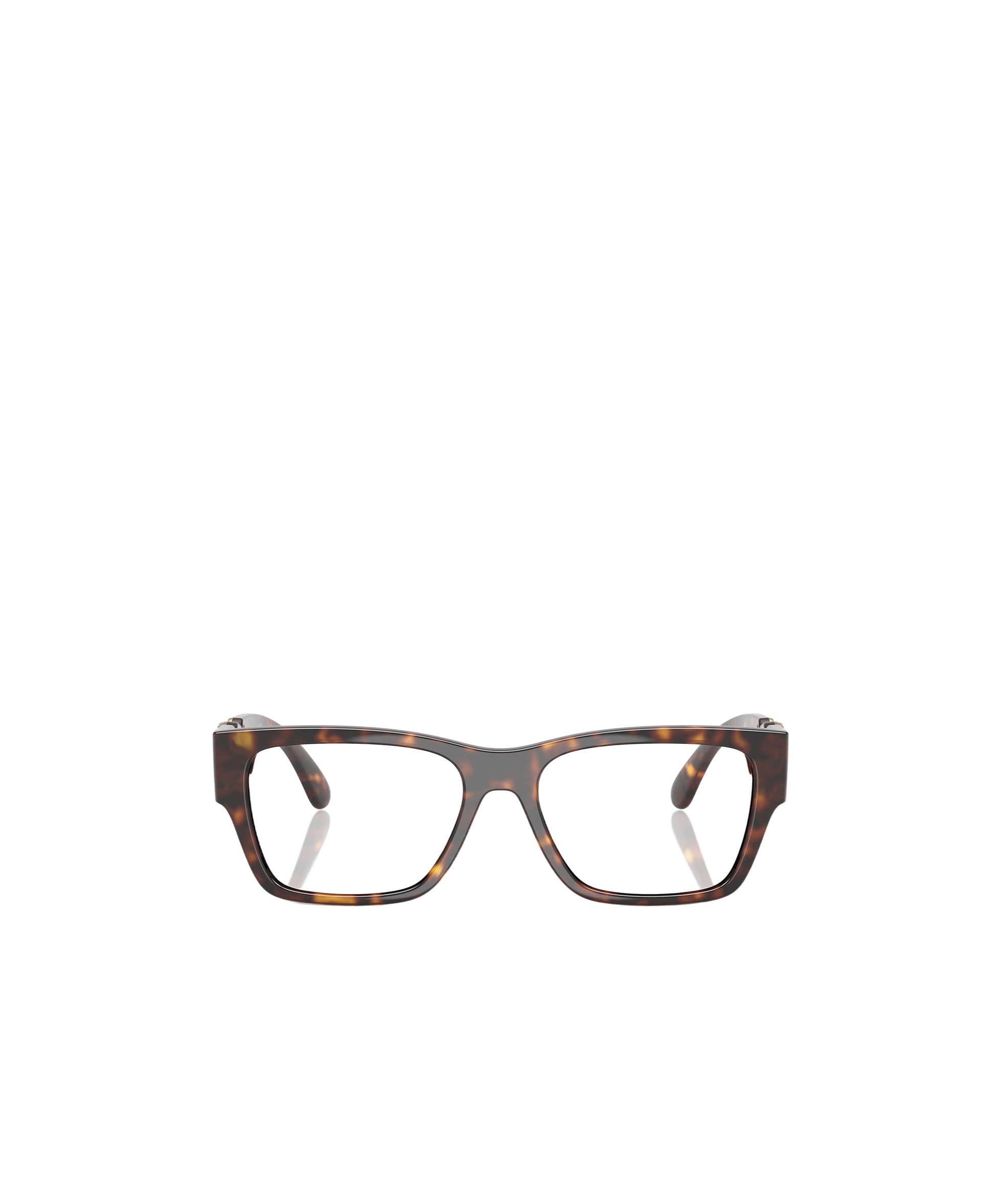 Versace Tortoiseshell-effect Glasses In Gray