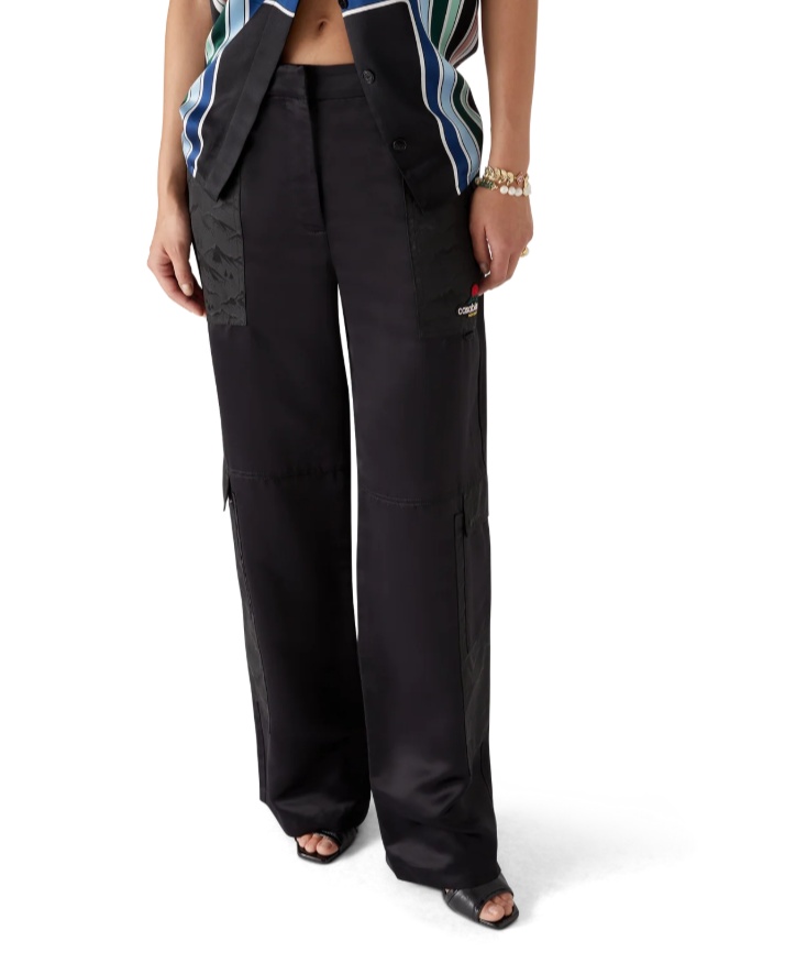 Casablanca Logo Panel Track Pants In Black
