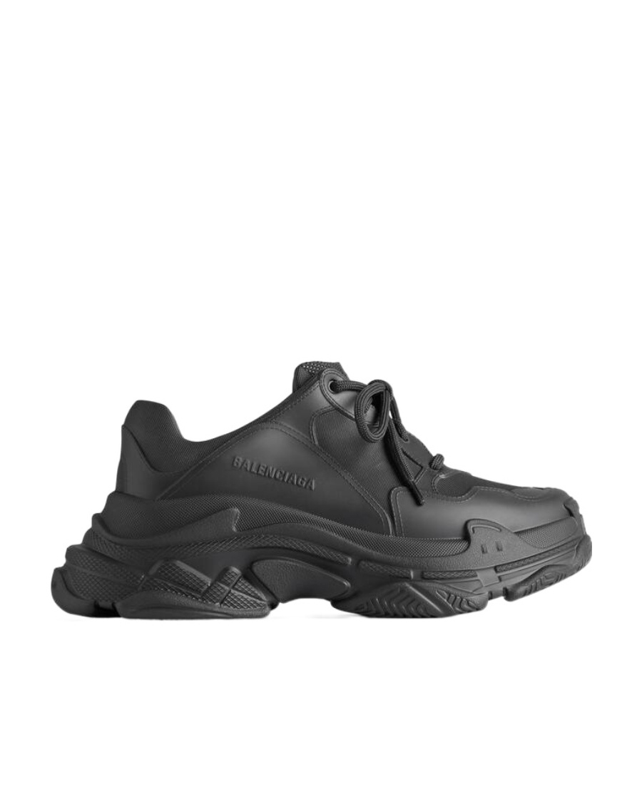 Balenciaga Women's Triple S Mold Trainers In Black In Black