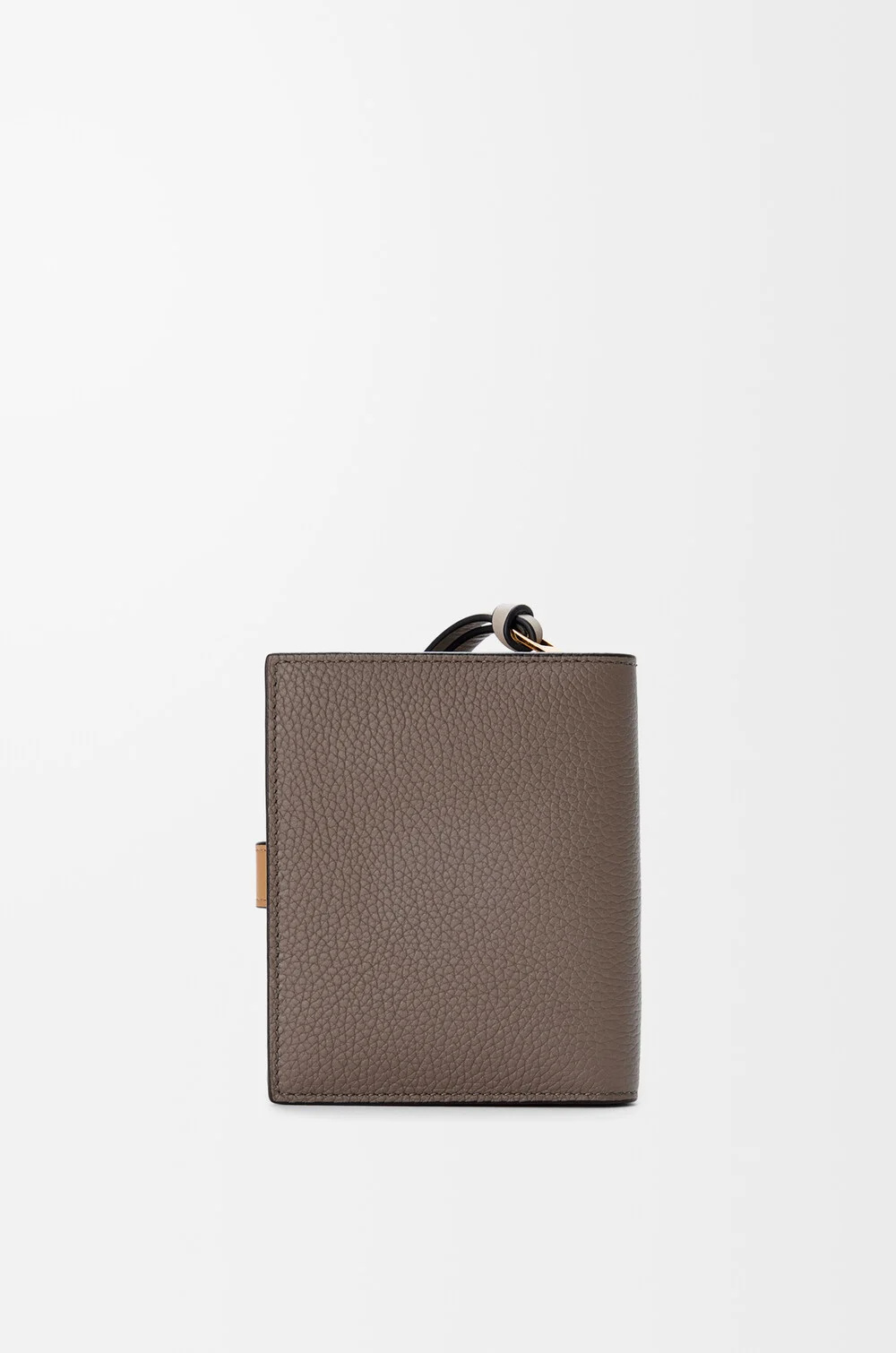 Loewe Compact Leather Wallet In Brown