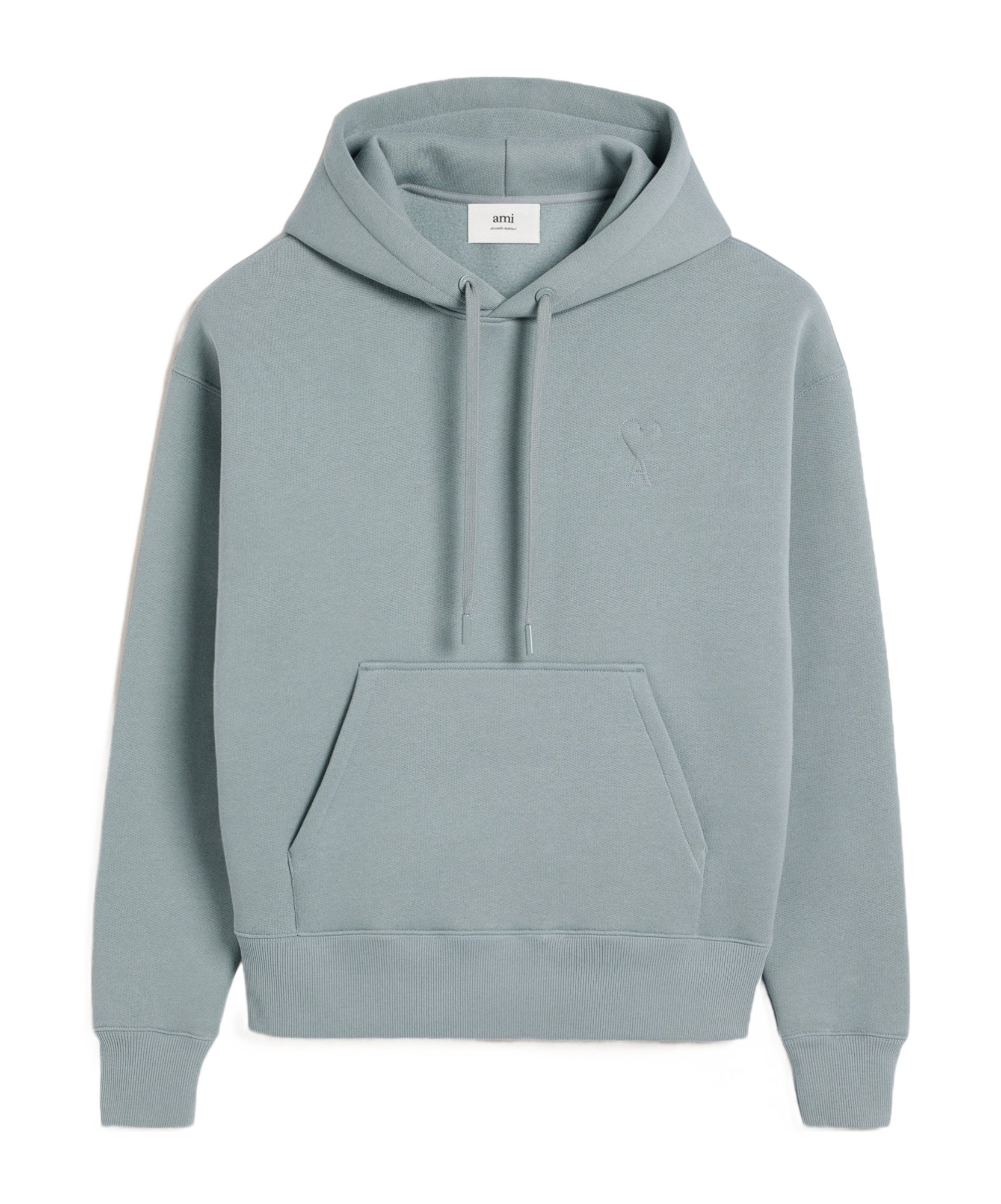 Ami Alexandre Mattiussi Long-sleeved Sweater In Gray