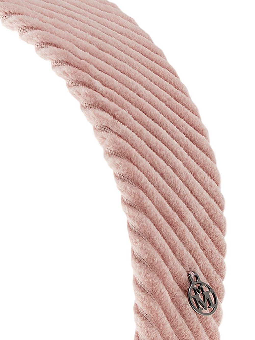 Maison Michel Logo Headband In White
