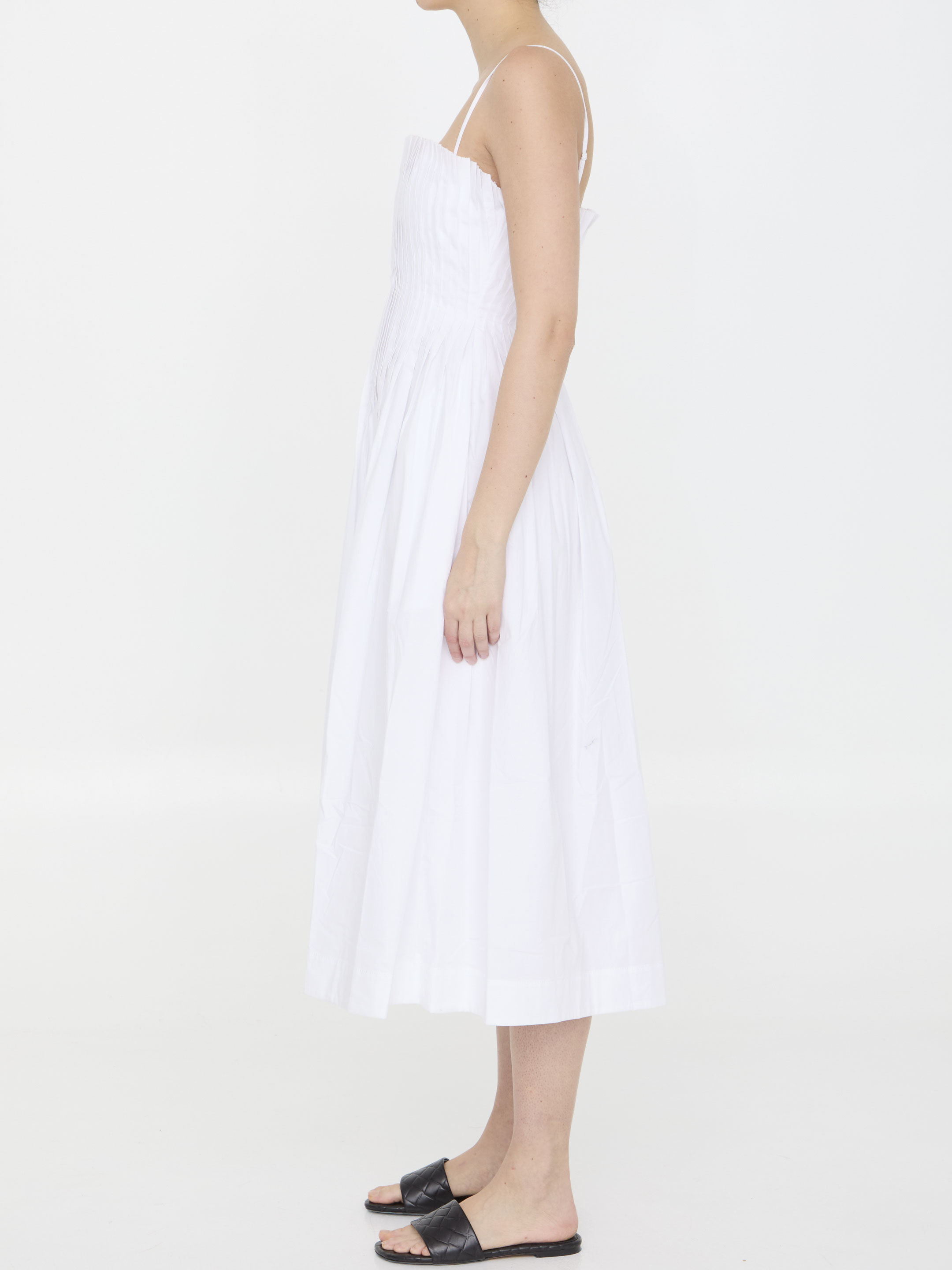 STAUD STAUD REGULAR FIT MIDI BELLA DRESS 