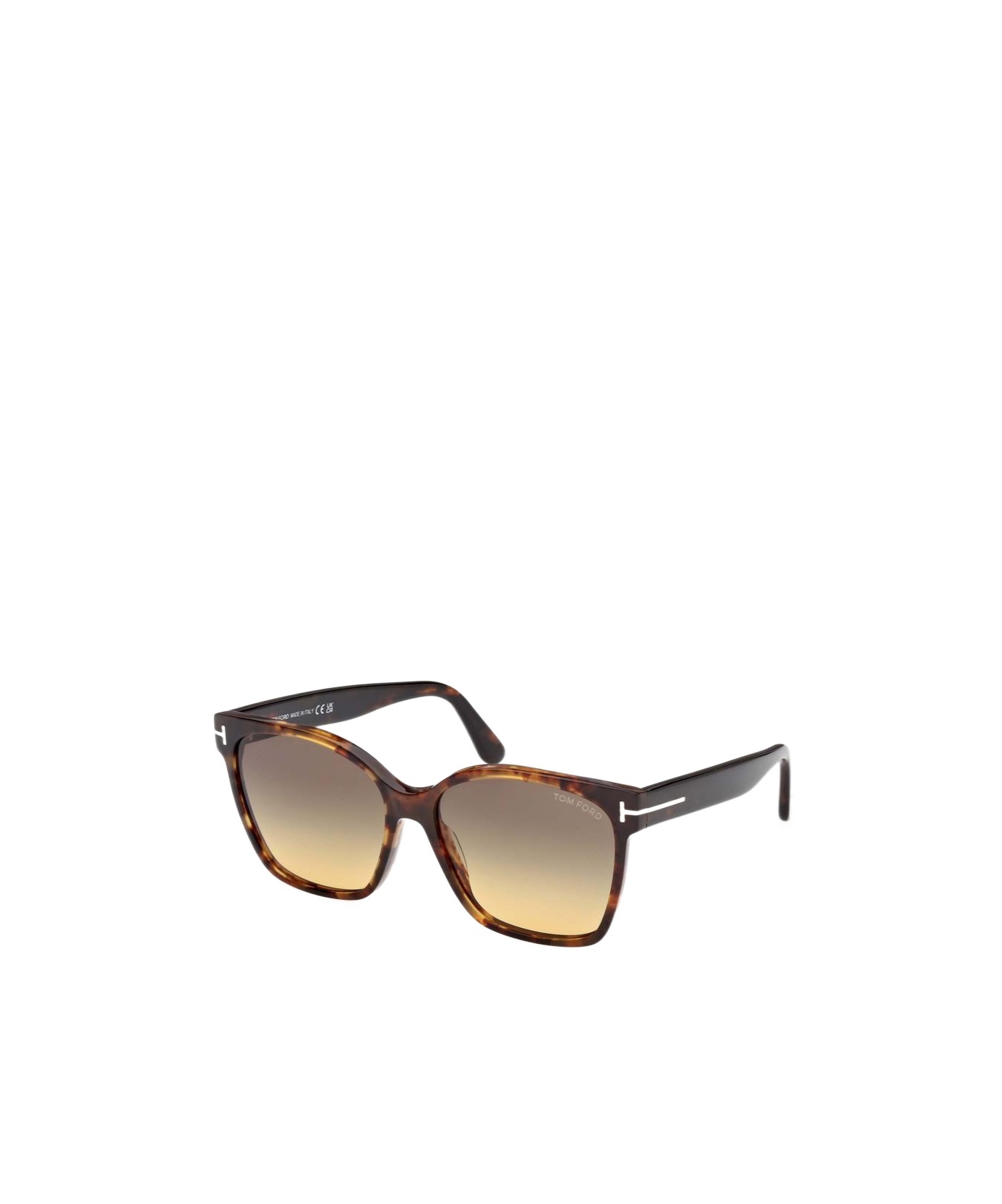 Tom Ford Iris 56mm Gradient Butterfly Sunglasses In Brown